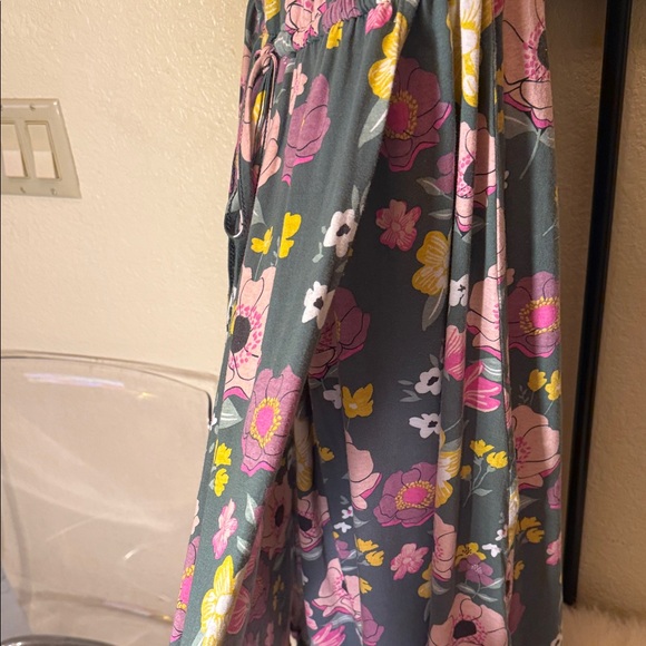 Baby Be Mine Floral Maxi Dress - Gray and Pink - Picture 14 of 16